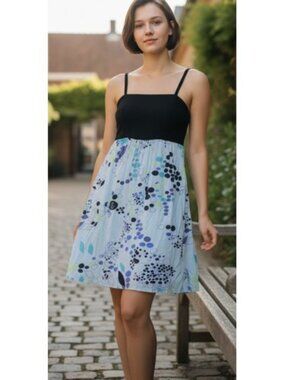 KITTY Black Print Sundress Girls MEDIUM Size 10-12
